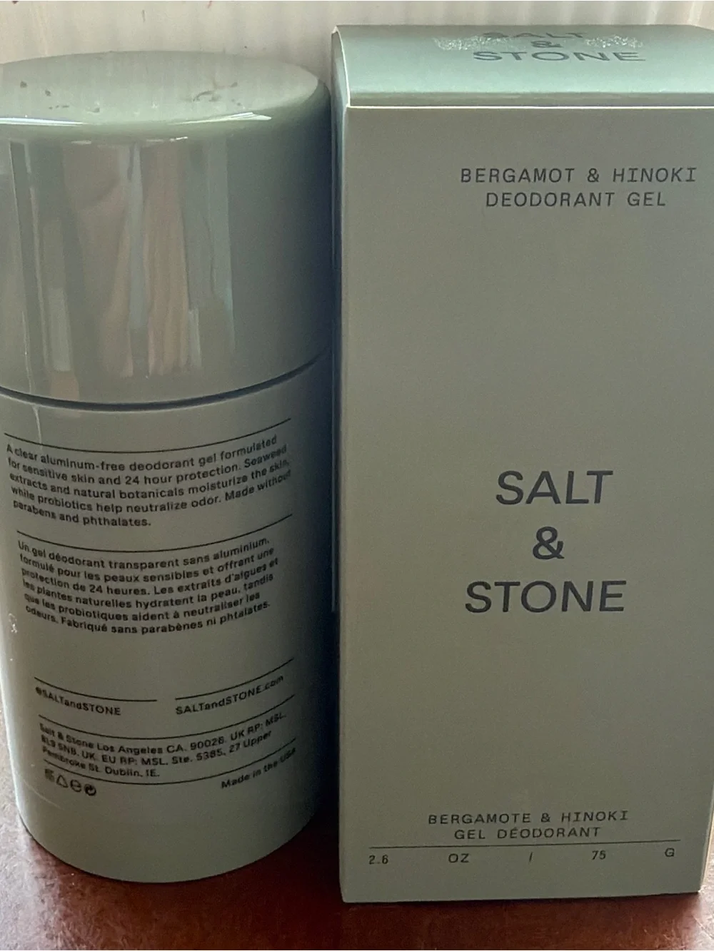 Bergamot & Hinoki Deodorant Gel — Light Mint